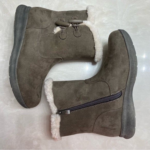 🆕 Lauren Blakwell Payton Fur Boot Women's 6.5 Gray - Picture 3 of 14